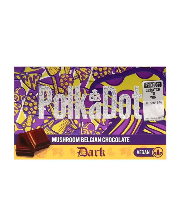 PolkaDot Dark Mushroom Belgian Chocolate