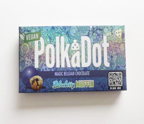 PolkaDot Blueberry Muffin Magic Belgian Chocolate